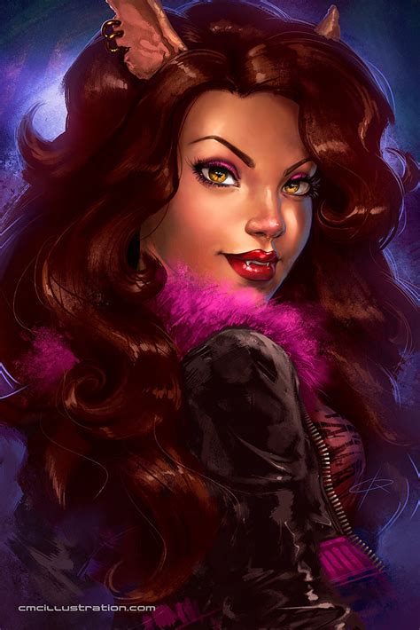 ArtStation - Clawdeen Wolf portrait