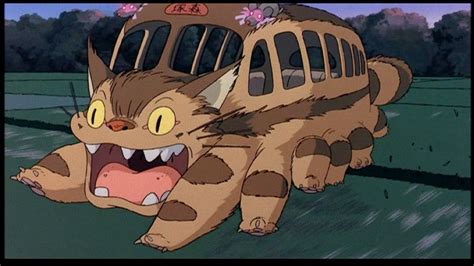 My Neighbor Totoro – Cat Bus running | Studio ghibli, Ghibli art ...