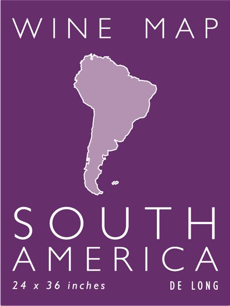 South America Wine Map