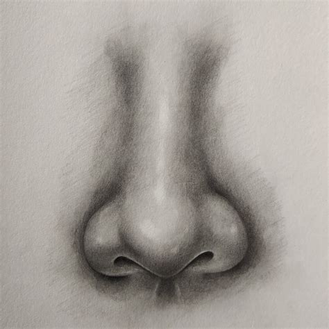How to draw nose (front view)? - LOV4ARTS | Easy drawing techniques
