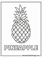 Pineapple Coloring Pages Updated 2021 sketch template