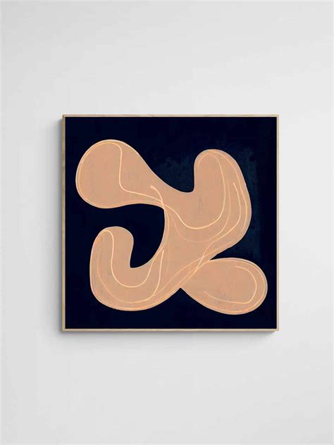 Abstract Art Print - Soft Shape 1