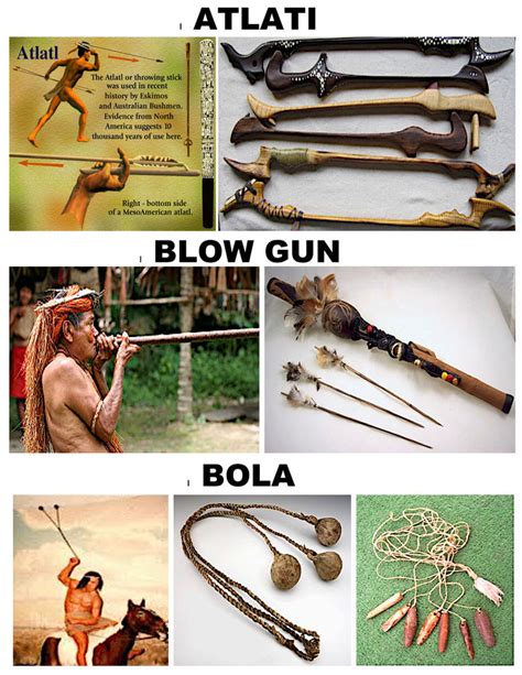 Twelve Native American Weapons