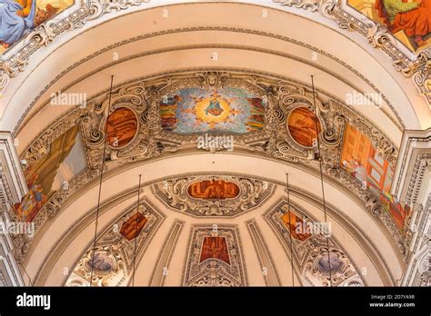 Austria, Salzburg, Salzburg Cathedral interior Stock Photo - Alamy