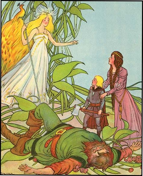 Jack and the Beanstalk, by George Sully, 1920. Illustrated by W Stecher ...