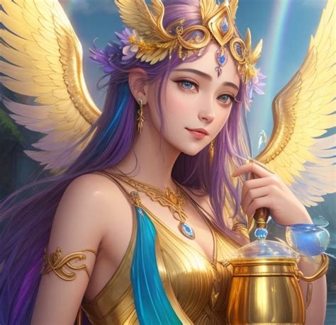 Iris: The Goddess of the Rainbow and Messenger of the Gods