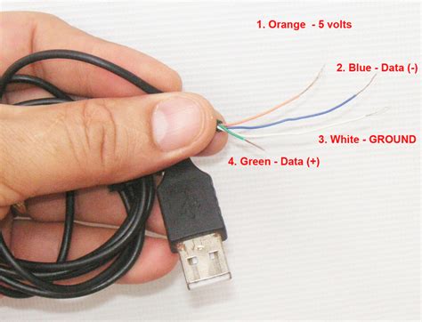 ground - Wiring a Micro-USB cable that doesn't have a black GND and has 3 unshielded wires ...