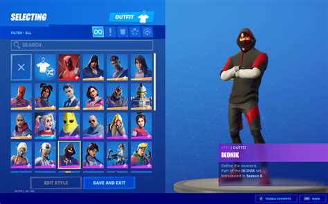 Fortnite unstacked ikonik account 50+ skins | EpicNPC Marketplace