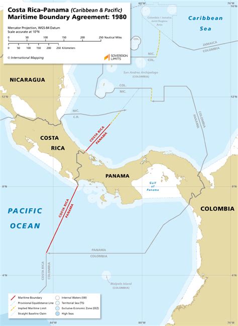 Costa Rica–Panama Maritime Boundary | Sovereign Limits