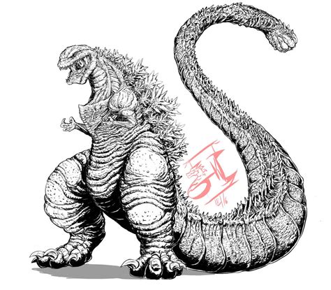 Shin'Godzilla ( study) by Gabe-TKE on DeviantArt