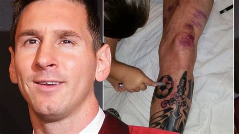 Lionel Messi gets a new tattoo: world recoils in horror - Mirror Online