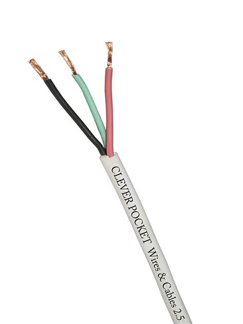 Buy CLEVER POCKET® 2.5 Sq. mm 3 Core Round Copper Wires & Cables for Electrical Connections ...