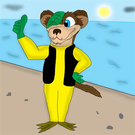 Buck the Weasel in scuba ( Gift for KodyBoy555 ) by valentinfrench on ...