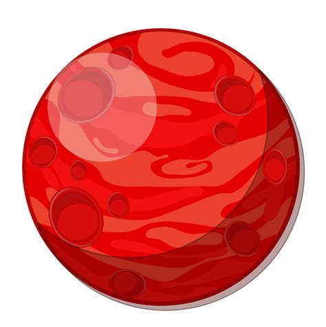 Download #C0C0C0 Cartoon Red Planet SVG | FreePNGImg