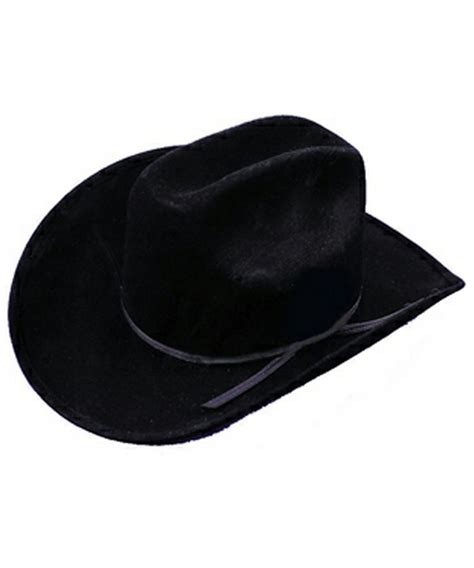 Cowboy Hat Black Felt Costume Accessory - Cowboy Cowboy Costume