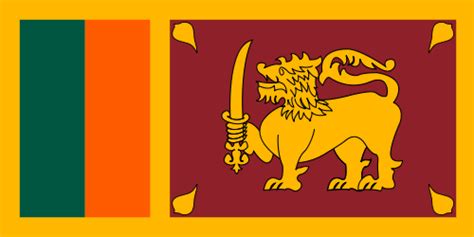 South-Central Asia > Sri Lanka Flag