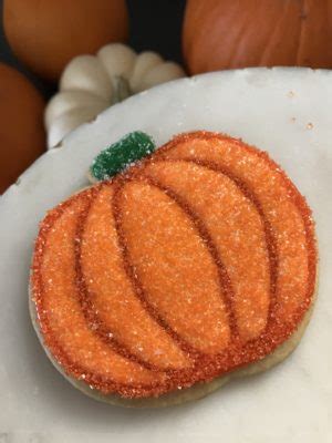 Sparkly Pumpkin Cookies – Bakers Brigade