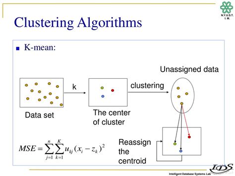 PPT - Performance evaluation of some clustering algorithms and validity indices PowerPoint ...