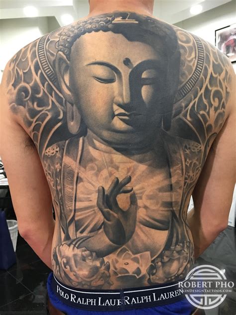 Full Back Tattoos, Back Tattoos For Guys, Wolf Tattoos, New Tattoos, Buda Tattoo, Buddha Tattoo ...