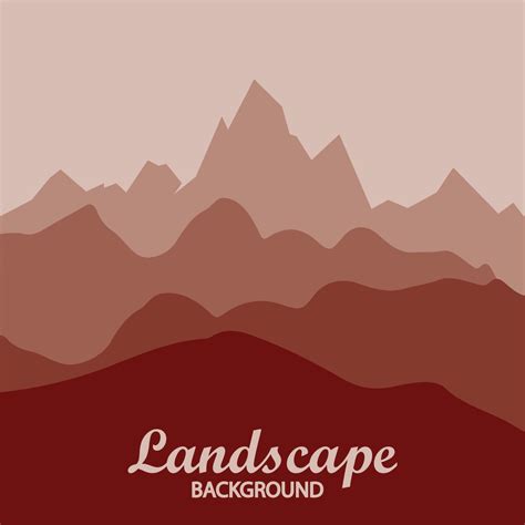 Mountain hills landscape background vector 14603430 Vector Art at Vecteezy