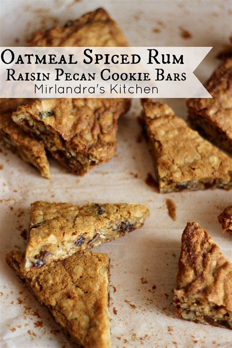 Oatmeal Rum Raisin Cookies With Pecans and Captain Morgan Spiced Rum ...