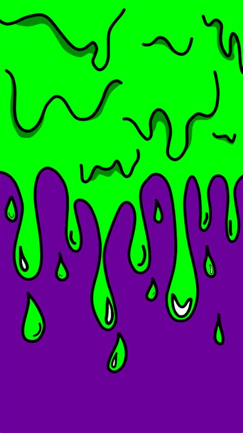 Mobile Wallpapers - Cartoon Slime | Drip art, Slime wallpaper, Trippy ...