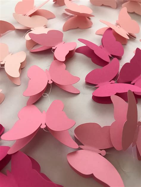 Paper Butterfly Garland 1 Metre Garland Party Decor | Etsy