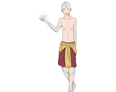 Teen Aang colored by NayrusLove16 on DeviantArt