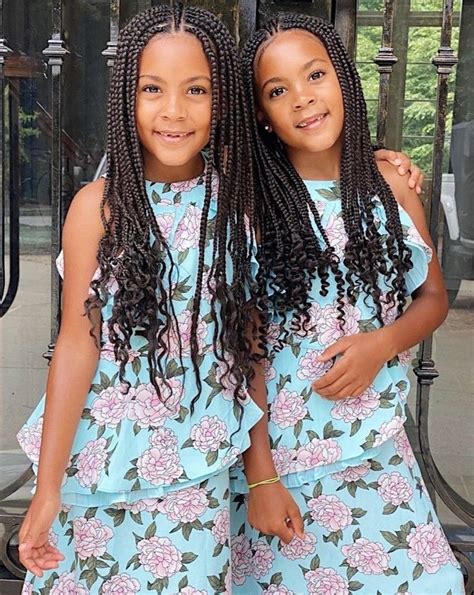 Pin by Maame Nyaa (Vero) on McClure Twins | Kid braid styles, Twin braids, Mcclure twins