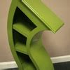 Handmade Curved Wooden Bookshelves | The Green Head