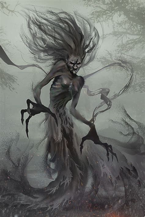 Evil Gore Shiring Ghost | Dark fantasy art, Fantasy monster, Monster art