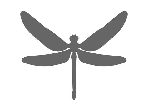 Dragonfly Stencil Template