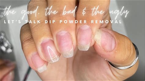 Dip Powder Removal | The good, the bad & the ugly - YouTube