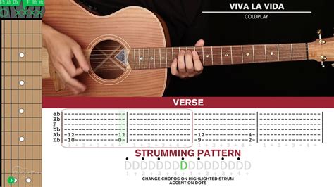 Viva La Vida Guitar Cover Coldplay 🎸|Tabs + Chords| - YouTube