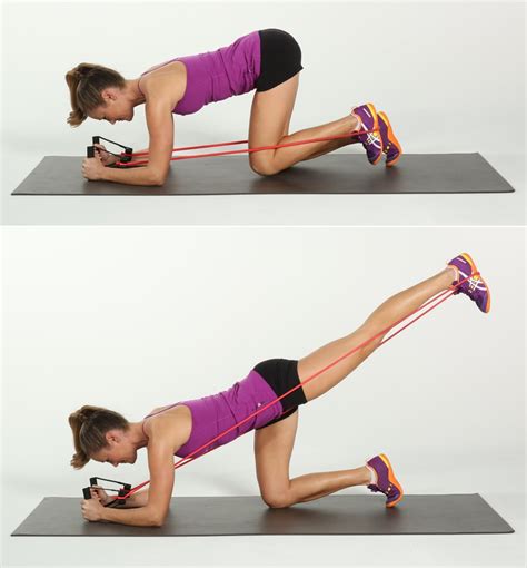 Butt Exercise Using Resistance Band | POPSUGAR Fitness