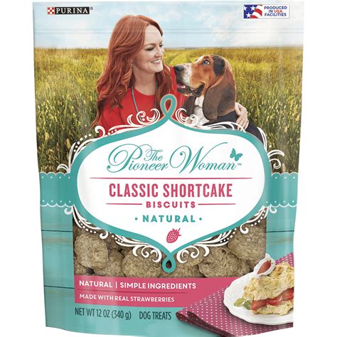 The Pioneer Woman Natural Dog Treats, Classic Shortcake Biscuits, 12 oz. Pouch - Walmart.com ...
