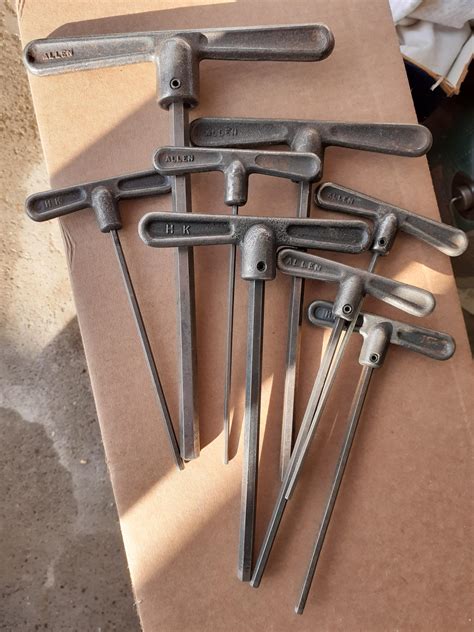 Some old T-handle Allen wrenches. : r/Tools