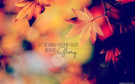 Fall Wallpaper With Scripture Verses
