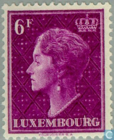 1949 - Grand Duchess Charlotte 600 - stamp - Luxembourg | Luxembourg ...