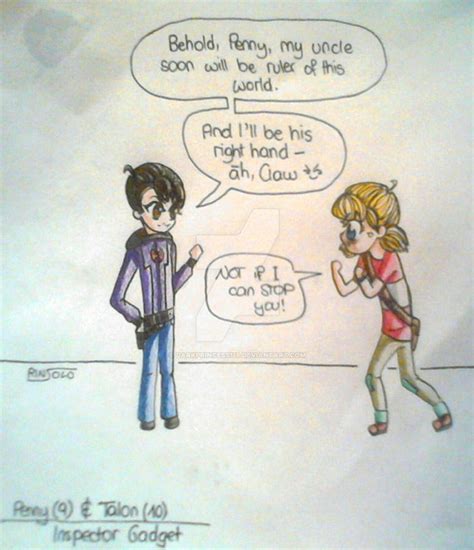 INSPECTOR GADGET 2015: Talon and Penny (80s) by DarkPrincess116 on DeviantArt