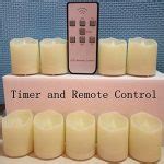 【Timer】LAPROBING® 9 Pcs LED Battery Operated Flickering Flameless ...