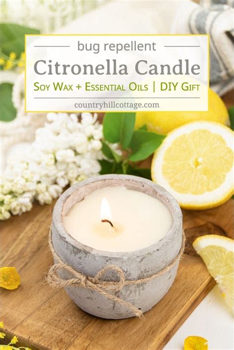 Diy Citronella Candles