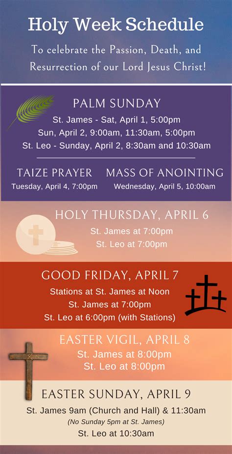 Holy Week 2023 – St. James – St. Leo Catholic Community