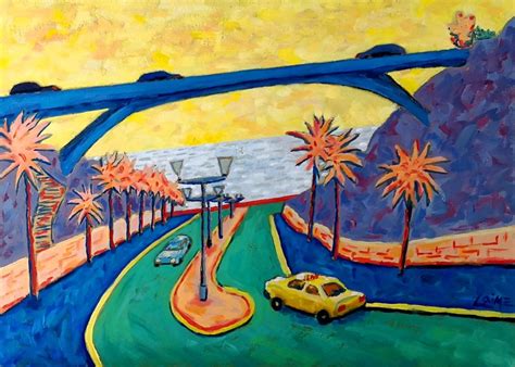 Die Brücke #1 oil painting by Arturo Laime. Buy exclusive Art Online