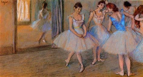Dancers in a Studio, c.1884 - Edgar Degas - WikiArt.org