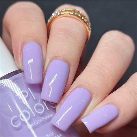 Pastel Purple Nails