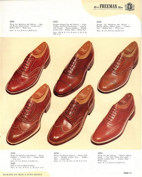 Freeman Shoe Catalog 1951 | vcleat
