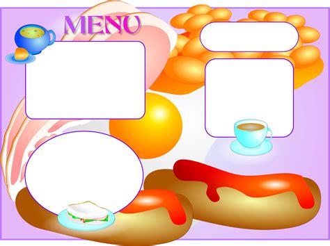 Cafe Menu Template Free Stock Photo - Public Domain Pictures