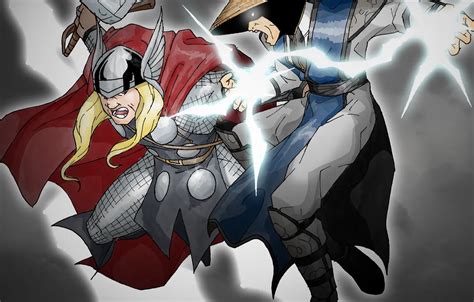 Wallpaper marvel, mortal kombat, thor, raiden, thunder god images for ...