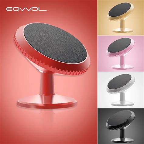 Eqvvol Magnetic Car Phone Holder Universal 360 Degree Air Vent Mount Magnet Smartphone Stand ...